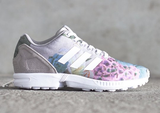The ZX Flux Looks Towards Spring With a Floral Print and Suede