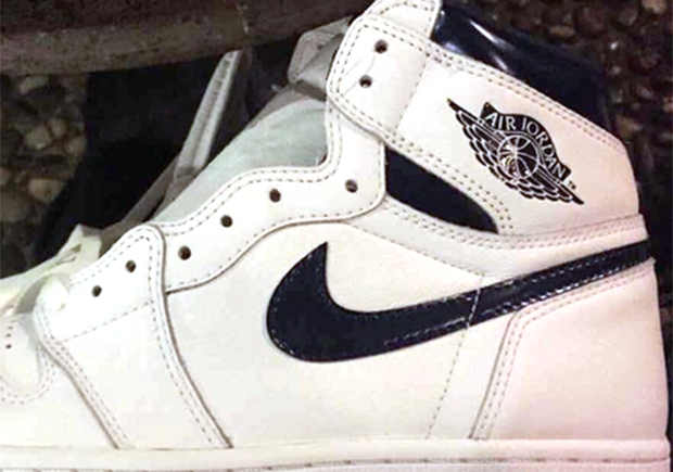 One of Customs Air Jordan 1 Python Appears on eBay High Og White Metallic Navy 1