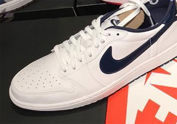 Jordan 1 hotsell low white navy