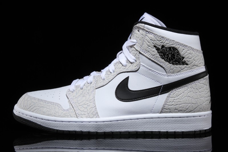 Air Jordan 1 Retro High Pure Platinum Elephant Print 02