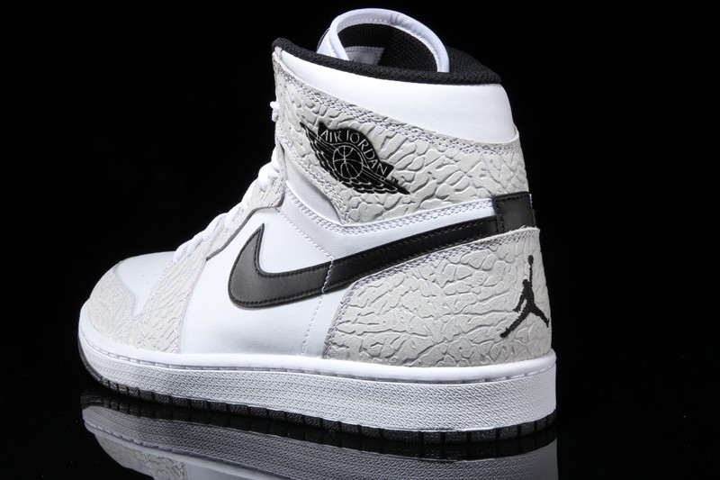 Air Jordan 1 Retro High Pure Platinum Elephant Print 04
