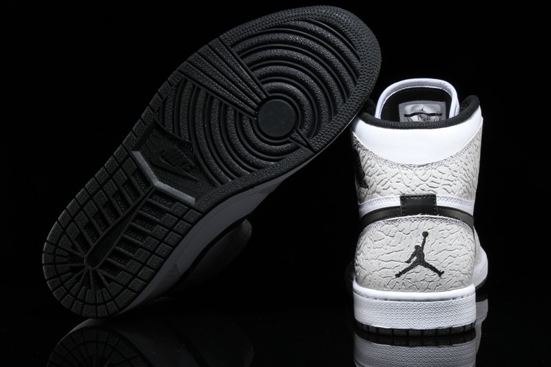 Air Jordan 1 Retro High Pure Platinum Elephant Print 06