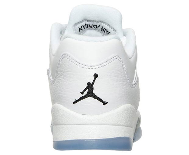 Air Jordan 5 Low White Grey Womens 1