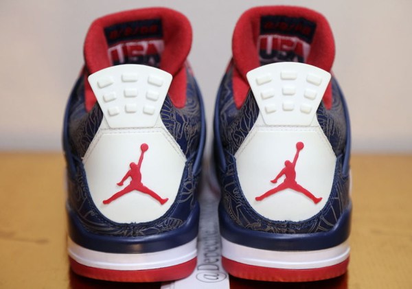 A Rare Look At Carmelo Anthony's Air Jordan 4 Laser 