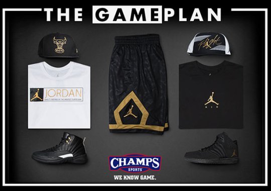 Master Your Air Jordan Rotation With The Black/Gold Collection By Champs Sports