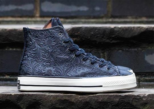 Converse’s “Embossed Floral” Chuck Taylors Add Some Luxury To Spring