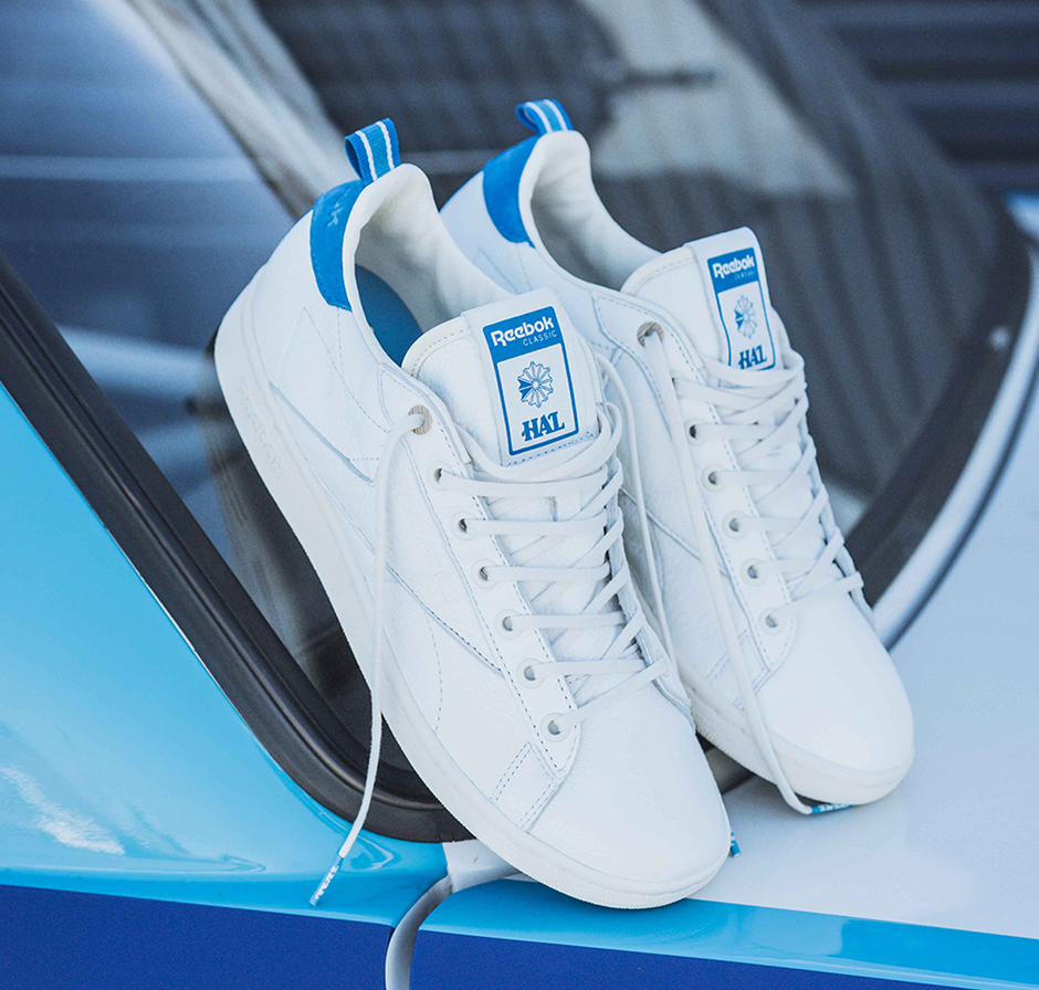 reebok npc court blue sneakers