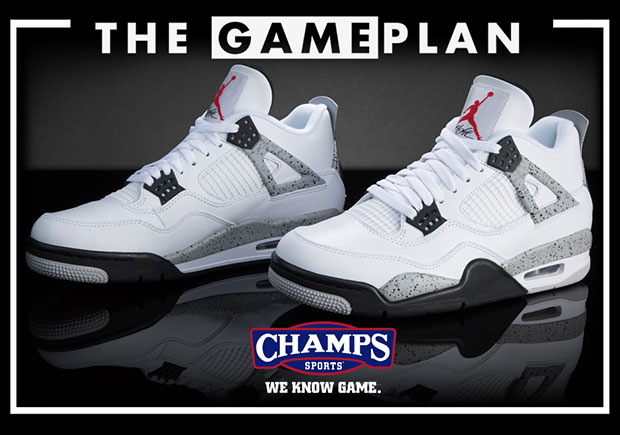 The Iconic “Nike Air” Is Back On The Jordan OG Cement Pack At Champs Sports