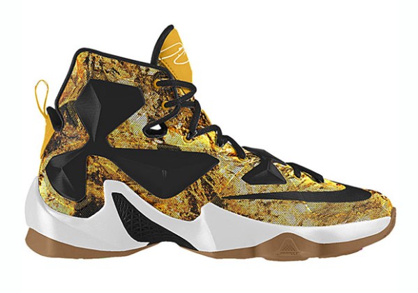 NIKEiD Introduces Marble and Gold Graphics For The LeBron 13 ...