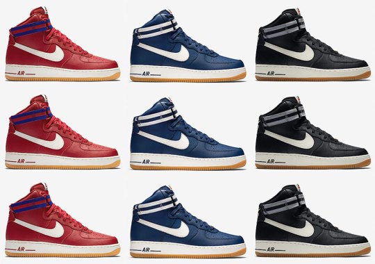 This Trio Of Nike Air Force 1 Highs Throw Back To Vintage Basketball