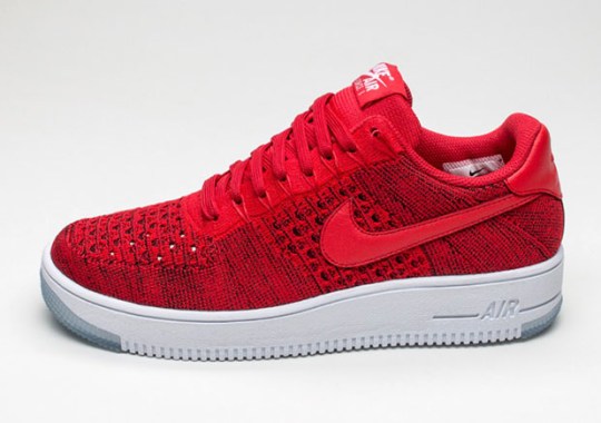 Nike Air Force 1 Low Flyknit “University Red”