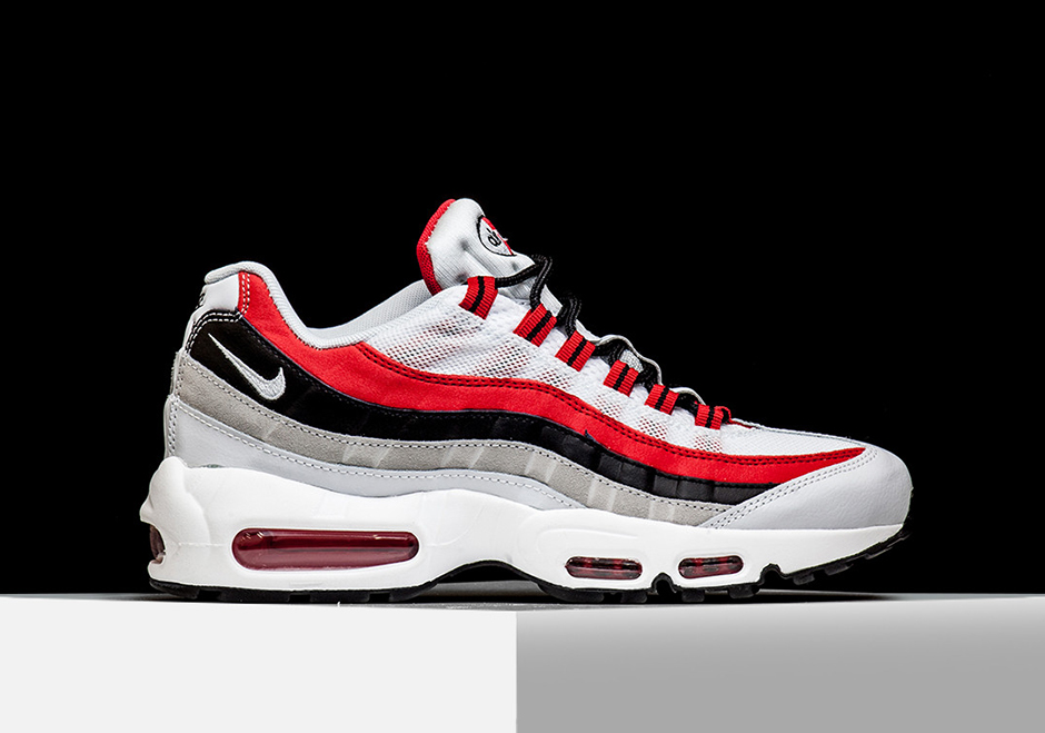 air max 95 red grey white