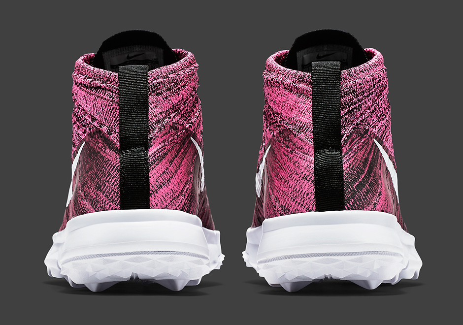 Nike Flyknit Chukka Golf Pink Pow 3