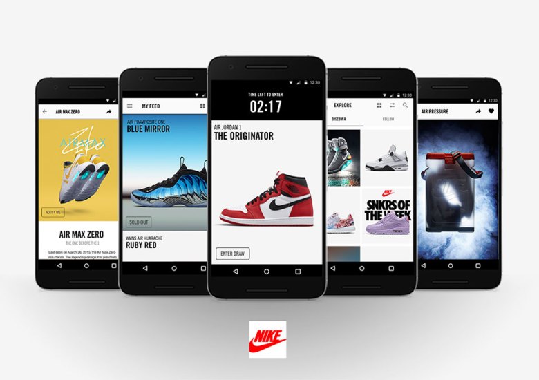 Matemáticas Frente Exclusivo Nike SNKRS App Gets Major Updates, Now Available On Android -  SneakerNews.com
