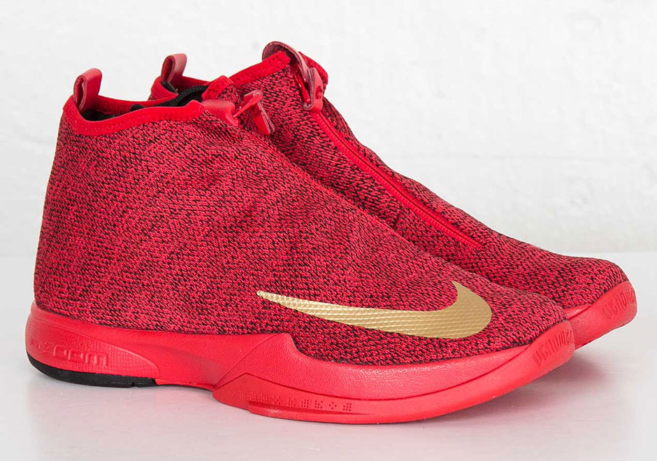 Nike Zoom Kobe Icon Red Black Gold 2