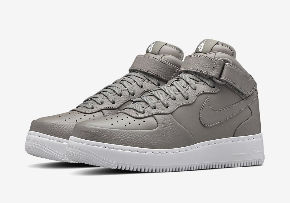 Nikelab Air Force 1 Mid Light Charcoal 1