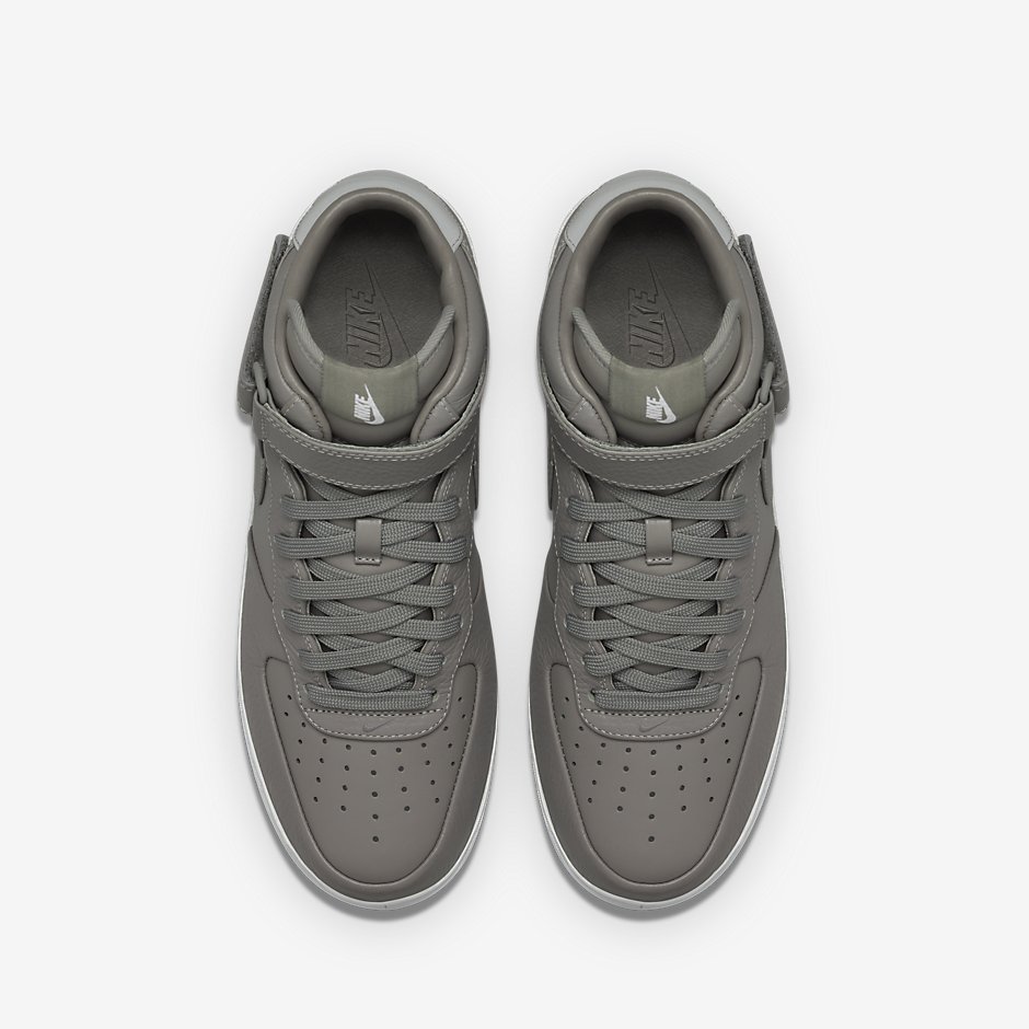 Nikelab Air Force 1 Mid Light Charcoal 2