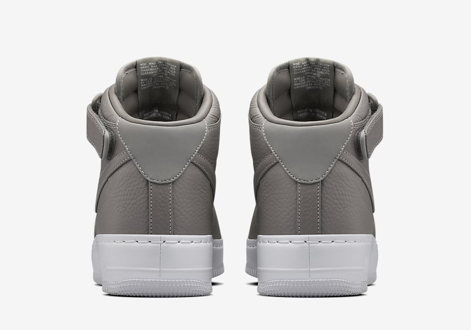 Nikelab Air Force 1 Mid Light Charcoal 3