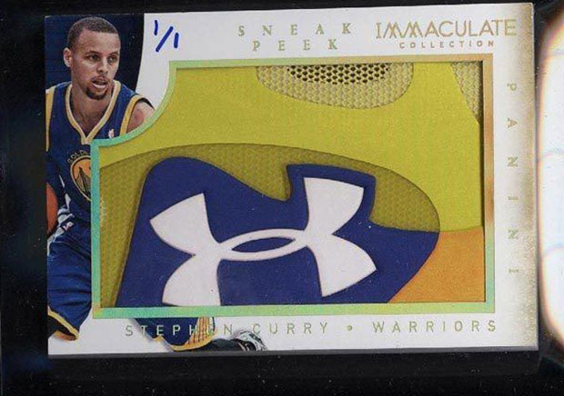 Steph Curry Under Armour Sneaker Card Sells For Over $4,000