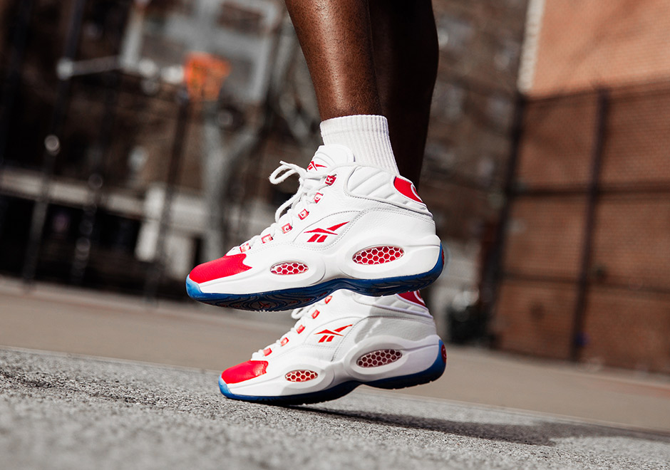 The Reebok Question Low's OG White/Red Colorway Launches Tomorrow 