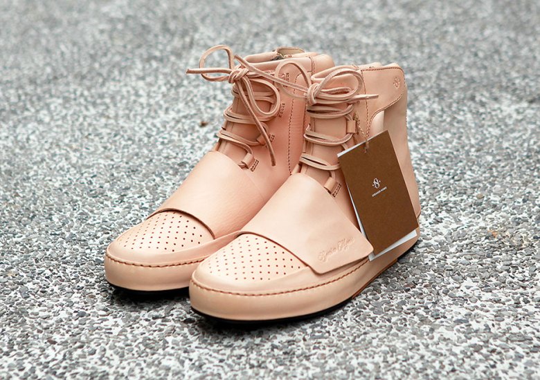 The adidas Yeezy 750 Boost Recreated With Premium Tan Leather