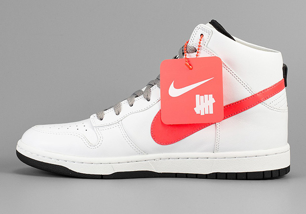 Undefeated Nike Dunk Lux White Infrared 2