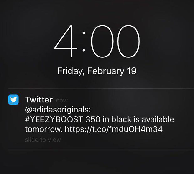 Yeezy Boost 350 Black False Tweet