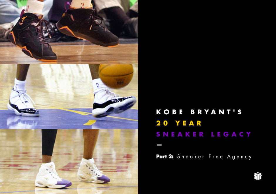 Kobe Bryant's 20 Year Sneaker Legacy 