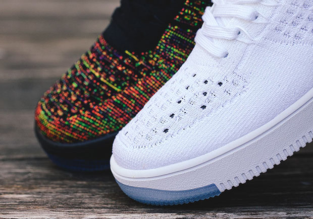 Nike Air Force 1 Flyknit Low White Multicolor 4