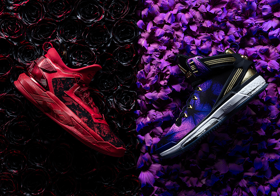 derrick rose purple shoes