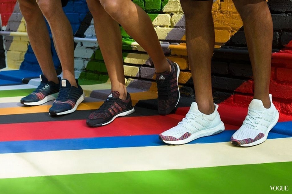 ultra boost 1.0 multicolor on feet