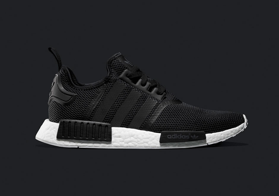 adidas nmd runner mesh black white 4