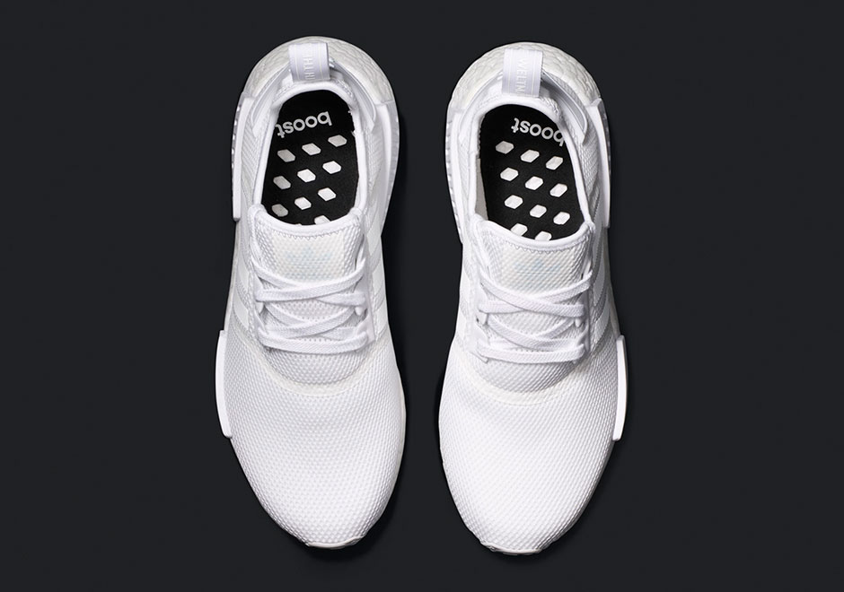 Adidas Nmd Runner Mesh White White 2