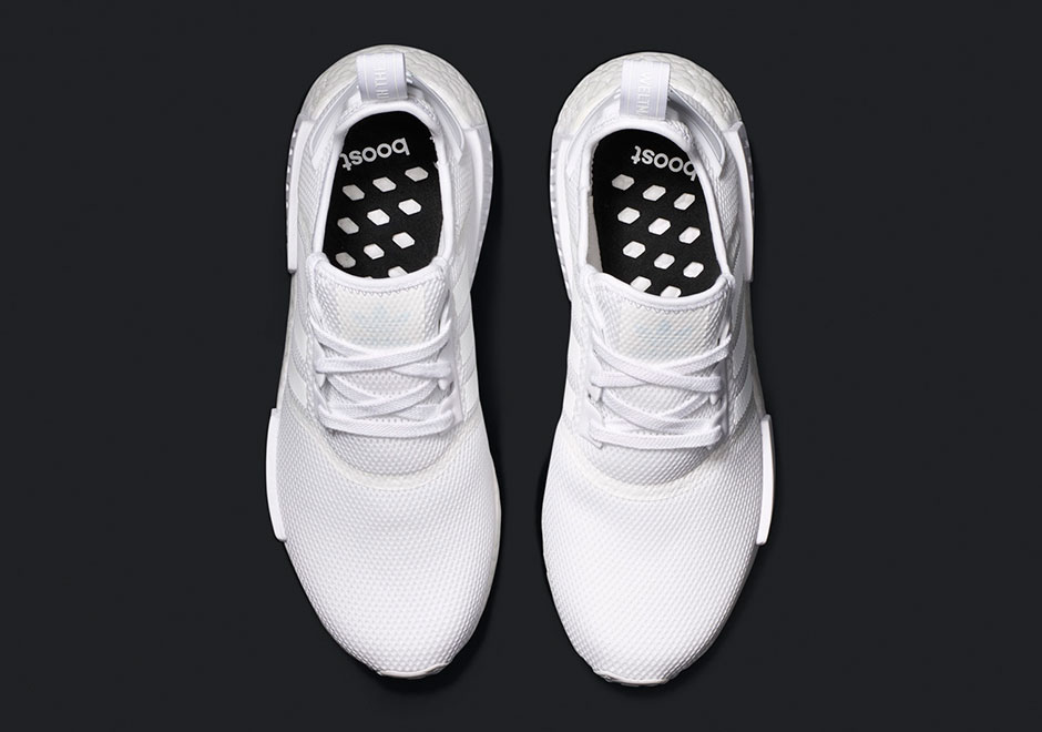 Adidas nmd mesh triple white best sale