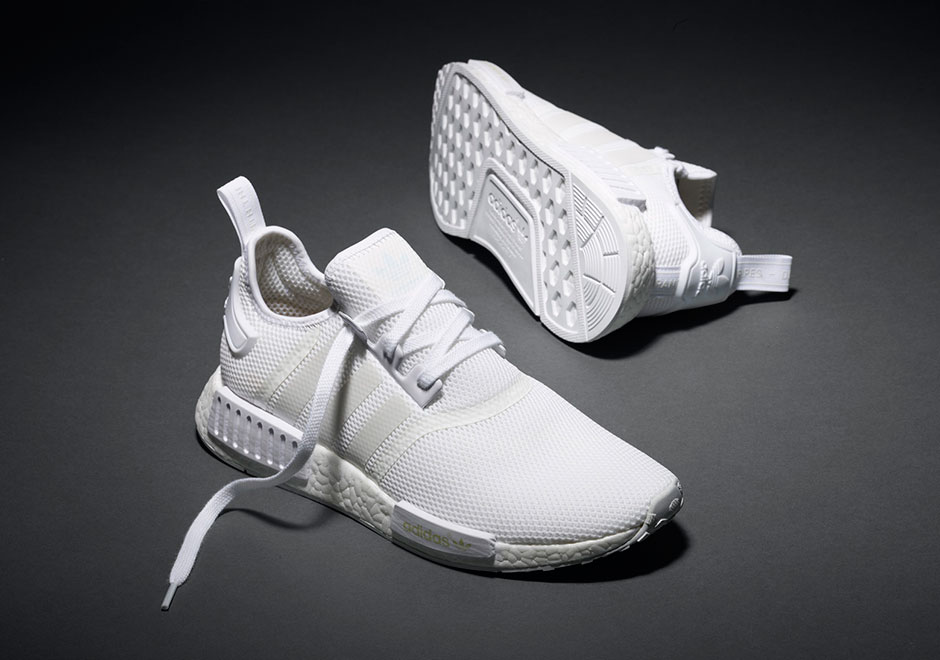 all white adidas runners
