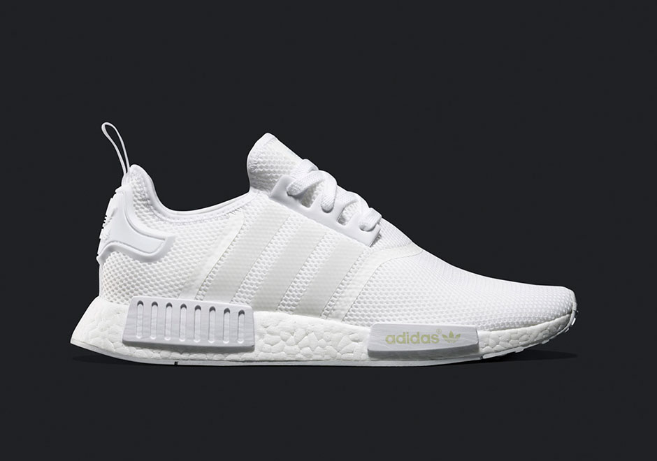 adidas nmd runner all white