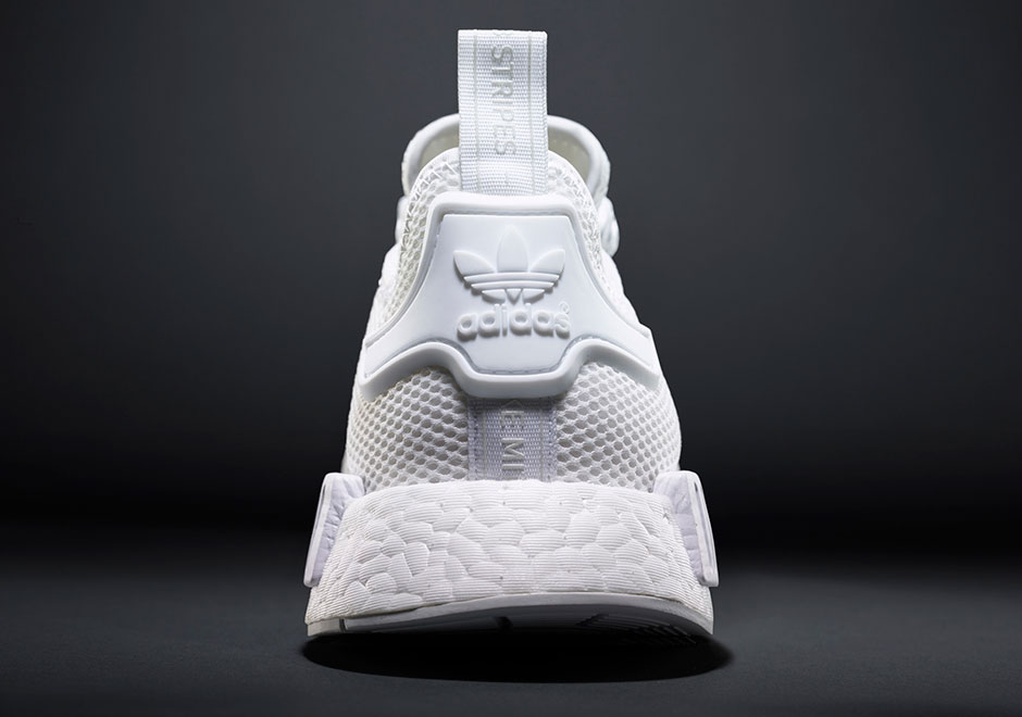 Adidas nmd mesh triple white hotsell