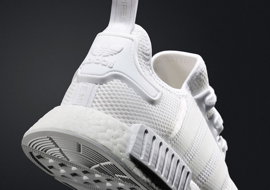 adidas nmd mesh triple white