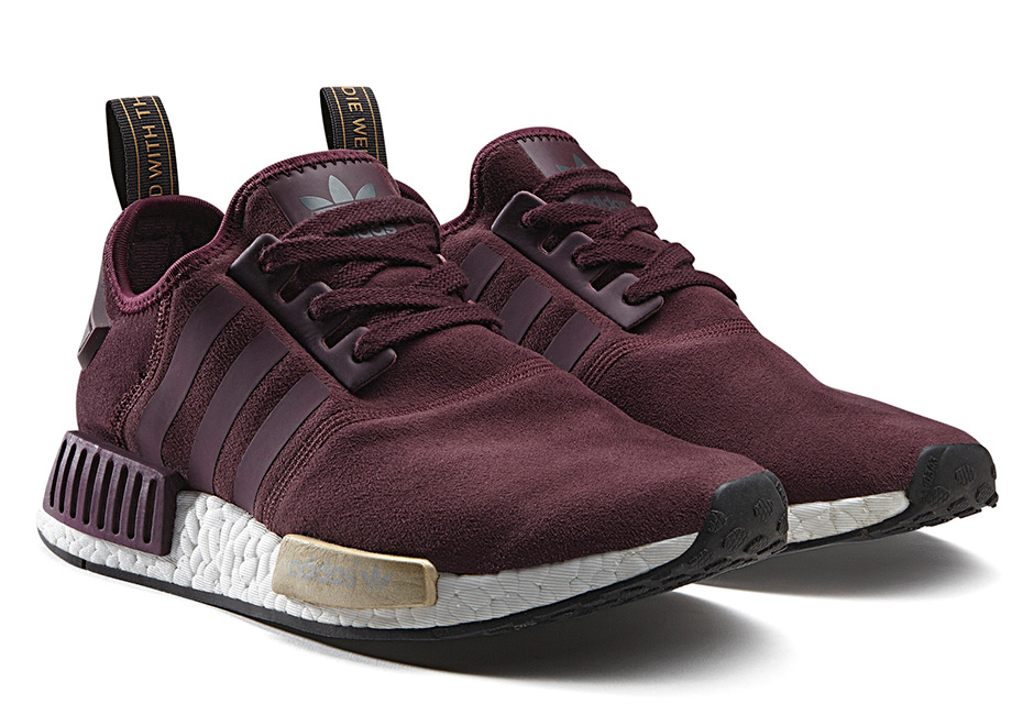 adidas nmd burgundy