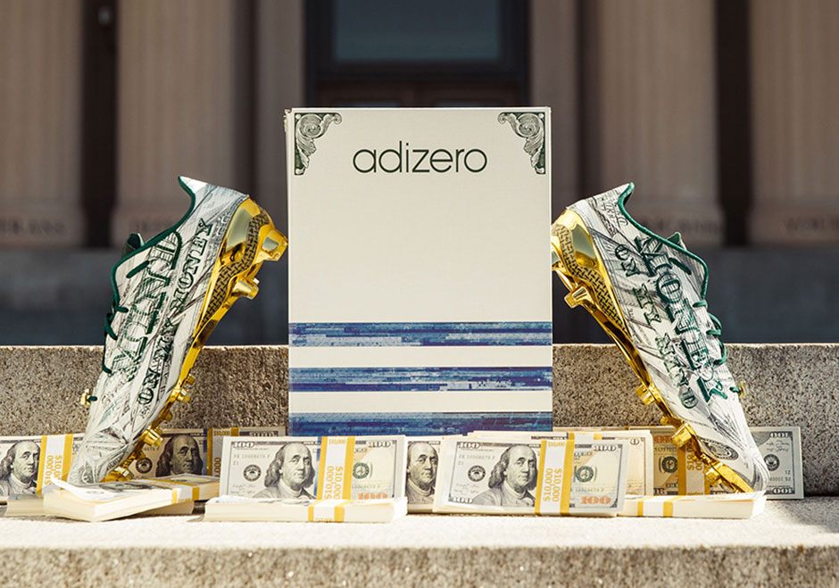 adidas gold money cleats
