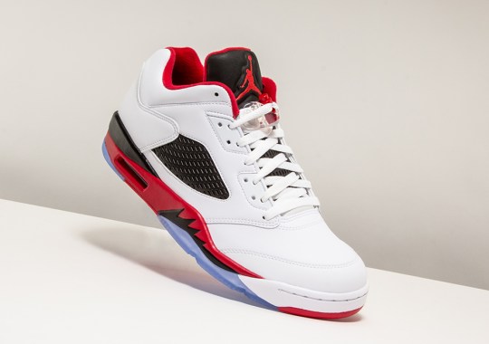 Air Jordan 5 Low “Fire Red” Available Now Through Stadium Goods Early Access