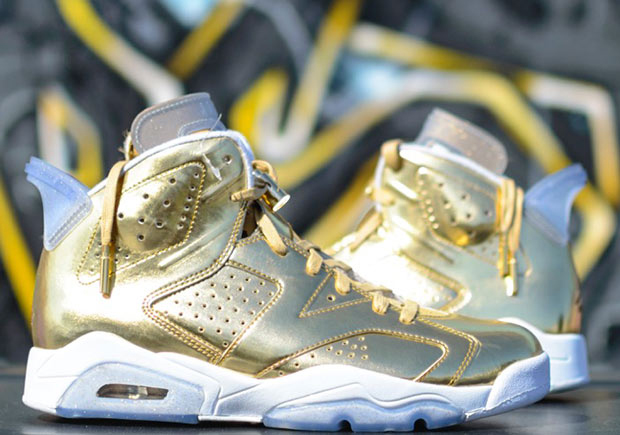 Air Jordan 6 "Pinnacle" In Gold Releasing In December