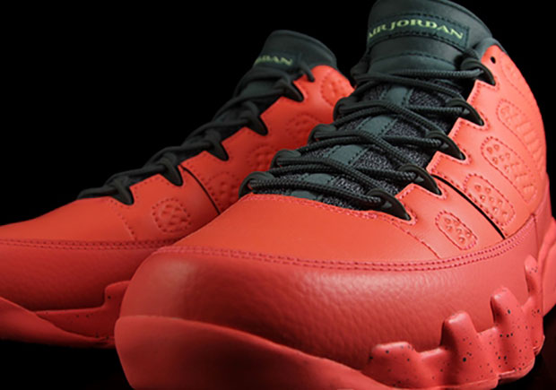 A Detailed Look At The Air Jordan 9 Low "Bright Red"