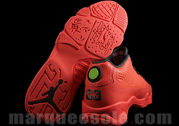 Air Jordan 9 Low Bright Red New Images 3