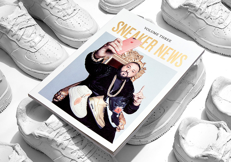 DJ Khaled Covers Sneaker News Volume Three 