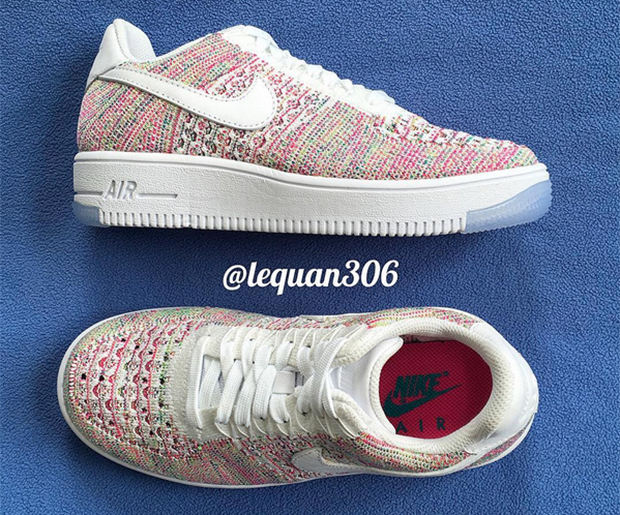 Nike Air Force 1 Low Flyknit Multi White 2