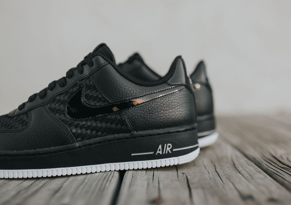 Buy the Nike Air Force 1 High LV8 Woven Black, White Sneakers