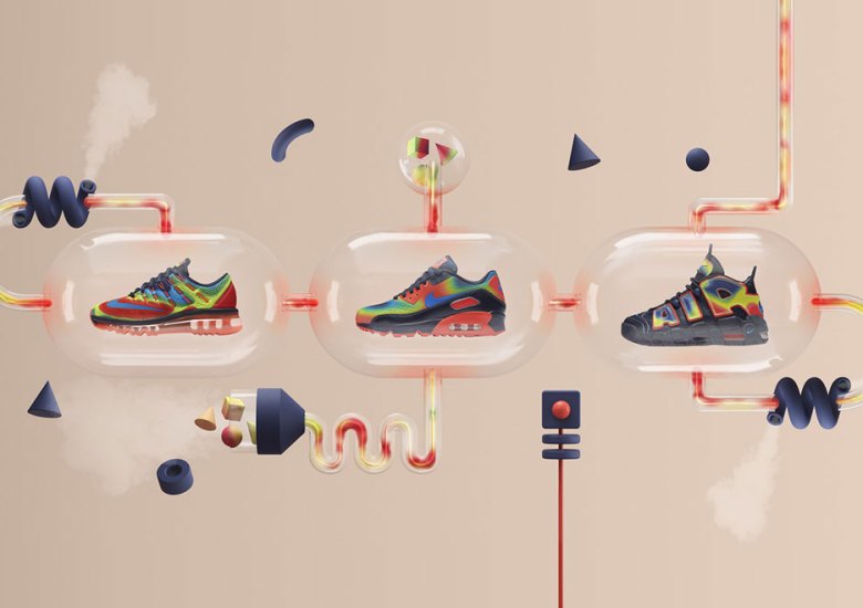 Nike Presents The Heat Map Pack Featuring Air More Uptempo, Air Max 90, And Air Max 2016
