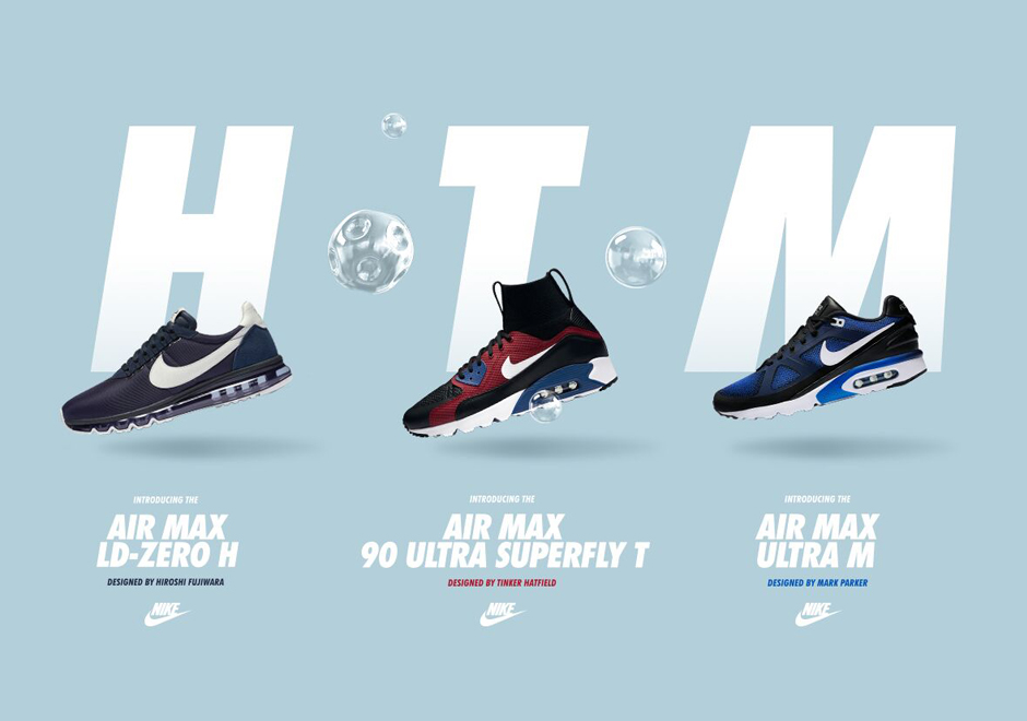Nike To Release Air Max Models Designed By Hiroshi, Tinker, and Mark Parker