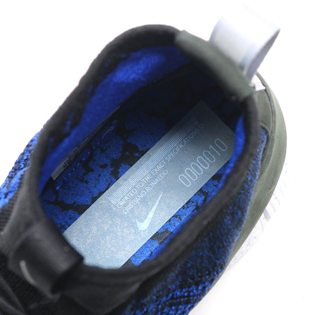 Nike Mercurial Superfly Flyknit Black Racer Blue Metallic Silver 3